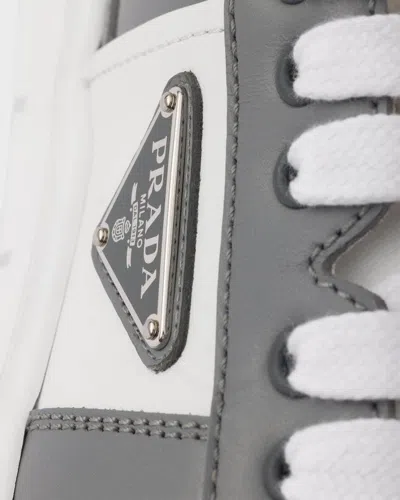 Prada Leather Sneakers In White