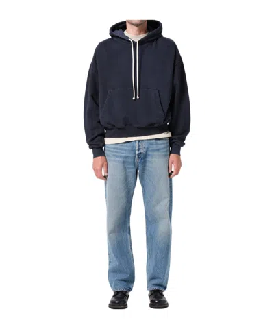 Agolde Magnus Button Jeans In Blue