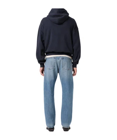 Agolde Magnus Button Jeans In Blue