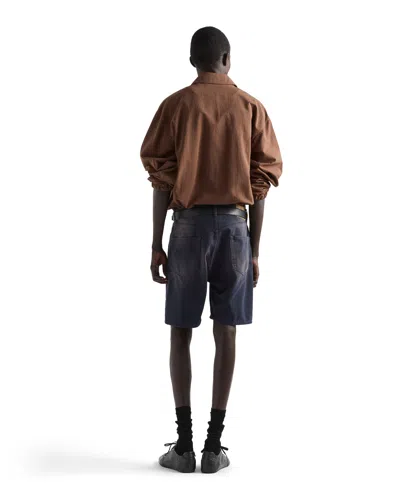 Prada Bermudas Aus Denim In Blau