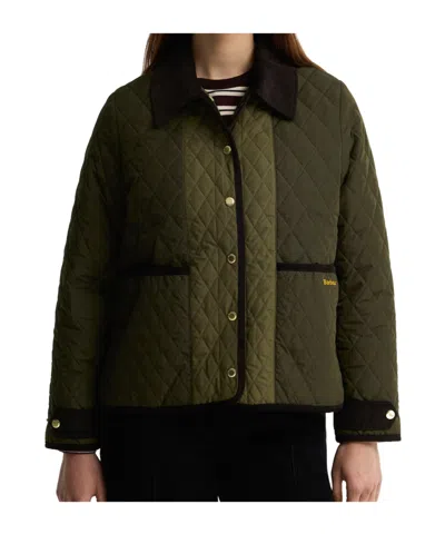 Barbour Long-sleeved Padded Jacket In Multi