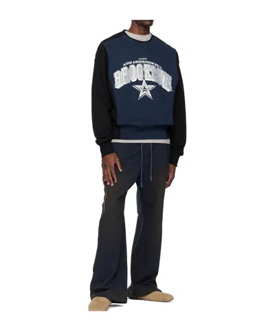 Andersson Bell Logo Layered Sweatshirt In Multi
