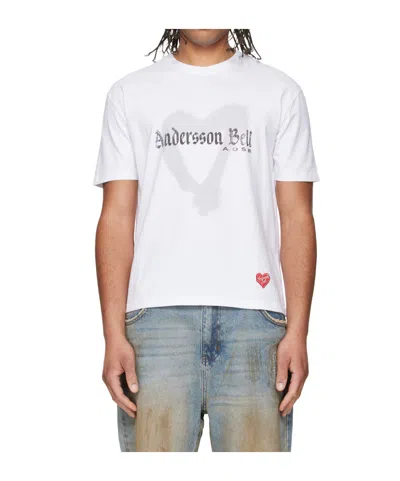 Andersson Bell Heart-patterned T-shirt In Multi