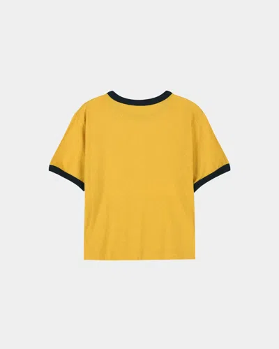 Andersson Bell Crew Neck T-shirt In Gold
