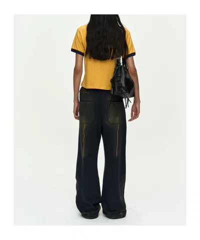 Andersson Bell Crew Neck T-shirt In Gold