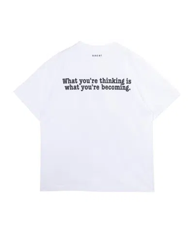 Sacai Muhammad Ali T-shirt In White