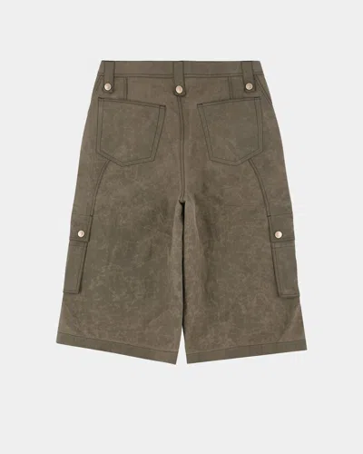 Andersson Bell Carpender Multi-pocket Cargo Shorts In Brown