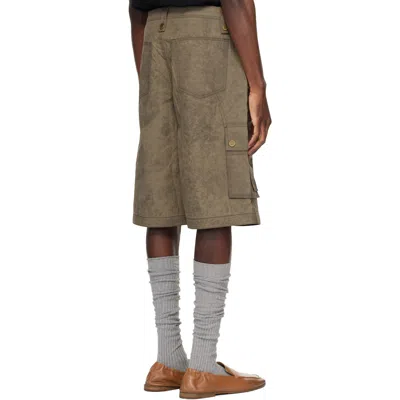 Andersson Bell Carpender Multi-pocket Cargo Shorts In Brown