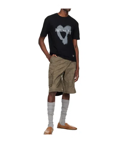 Andersson Bell Carpender Multi-pocket Cargo Shorts In Brown