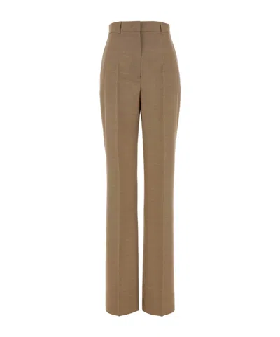 Max Mara Studio Cambusa Tailored Pants In Brown