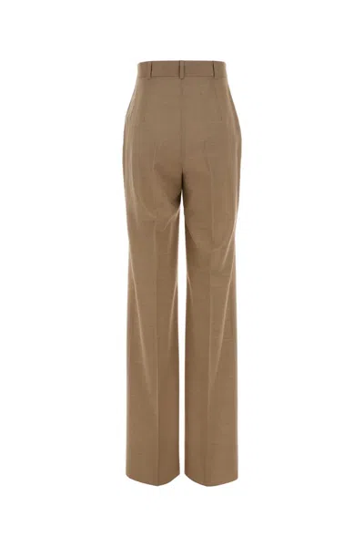 Max Mara Studio Cambusa Tailored Pants In Brown