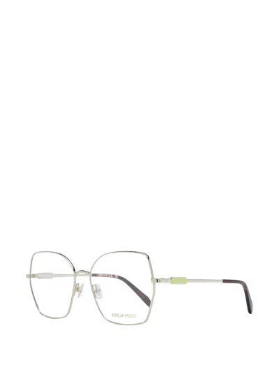 Pucci Square-frame Glasses In Gray