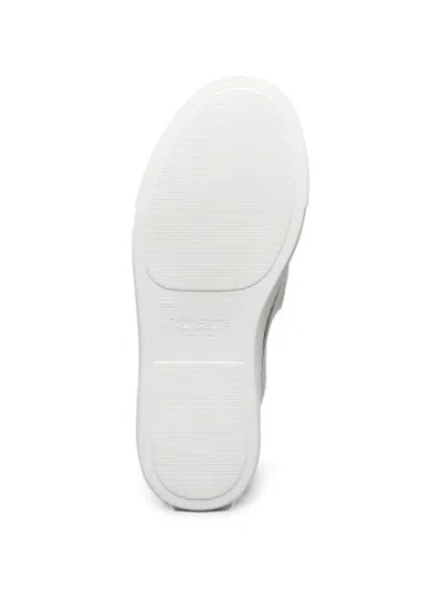 Thom Browne 캔버스 테니스 메리 제인 슈즈 In White