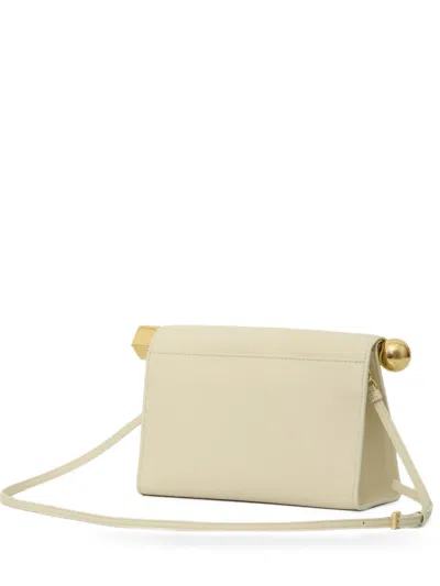 Jacquemus Rolled Top Rectangular Shoulder Bag In White