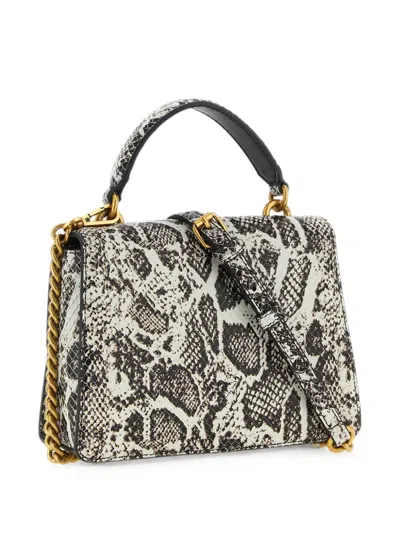 Pinko Mini Love One Light Shoulder Bag In Black