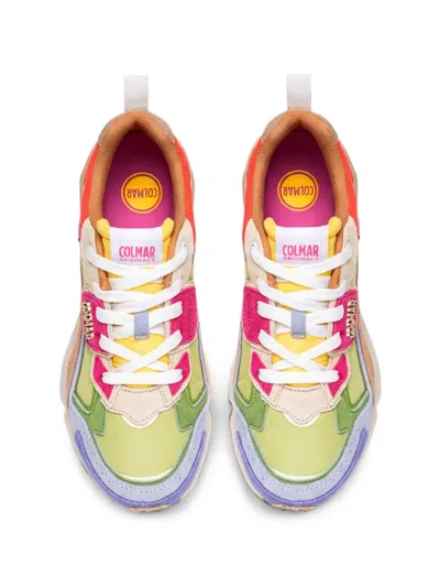 Colmar Garner Flash Suede-panelled Sneakers In Multi