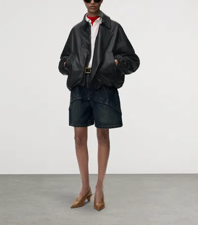Loewe Nappa Lambskin Leather Jacket In Black