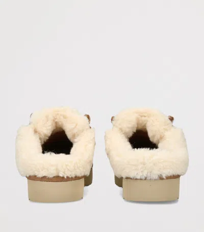 Ugg Suede Lowmel Mules In Brown