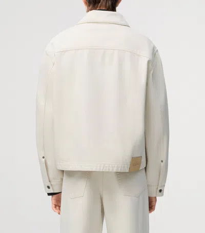 Loewe Two-tone Denim Jacket In Multi