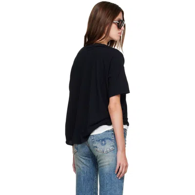 R13 Almost Famous Distressed-effect T-shirt In Black