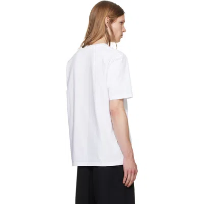 Balmain Short Sleeve Crew Neck Graphic Shirt In Multi