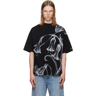 Balmain Flower T-shirt In Transparent