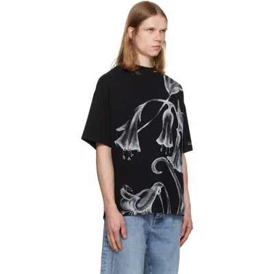 Balmain Flower T-shirt In Transparent