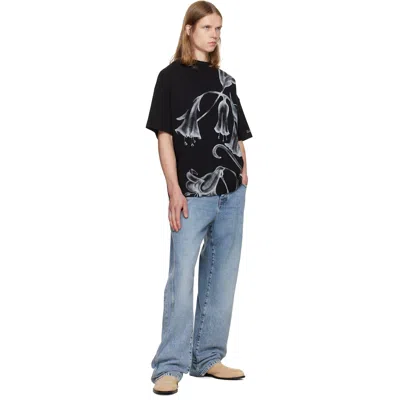 Balmain Flower T-shirt In Transparent