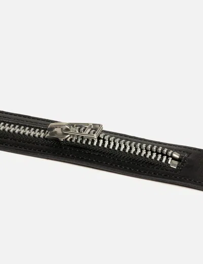 Protocol Index Zipper Belts In Black