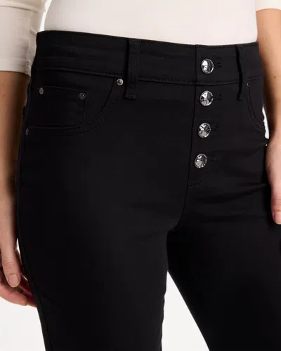 Chico's Pull-on Slim Ankle Jeggings In Black In Black
