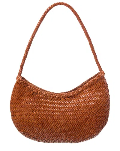 Dragon Diffusion Nova Luna Leather Shoulder Bag In Brown