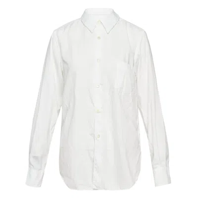 Comme Des Garçons Polyester Spun Broad Thin Blouse