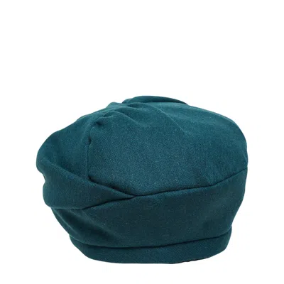 Y's Gathered Beret In Blue