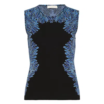 Ulla Johnson Aylin Knitted Jacquard Tank Top In Transparent