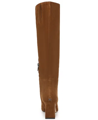 Sam Edelman Sylvia Knee High Boot In Warm Nutmeg Suede
