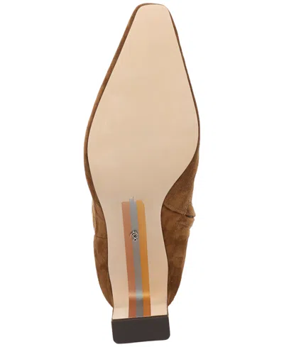 Sam Edelman Sylvia Knee High Boot In Warm Nutmeg Suede