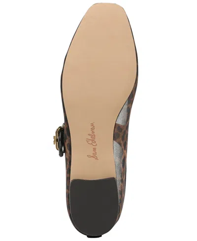 Sam Edelman Michaela Mesh Mary Jane Flat In Brown