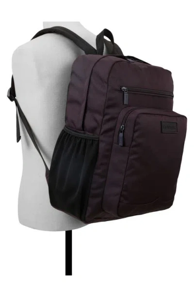 Hunter All In Canvas Backpack In Brown