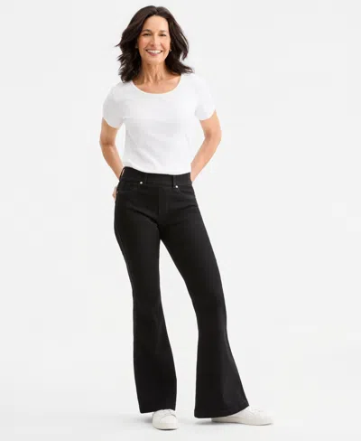Style & Co Women's Shaping Pull-on Bootcut Jeans, Macy's Exclusive In Multi
