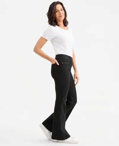 Style & Co Women's Shaping Pull-on Bootcut Jeans, Macy's Exclusive In Multi