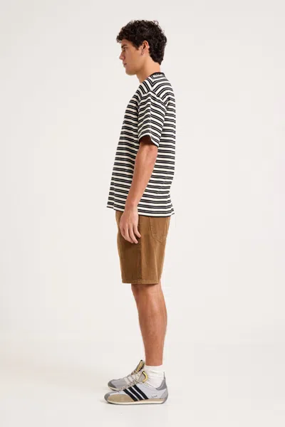 Rolla's Jeans Us Emblem Stripe Tee In Emblem Stripe Tee