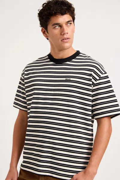 Rolla's Jeans Us Emblem Stripe Tee In Emblem Stripe Tee
