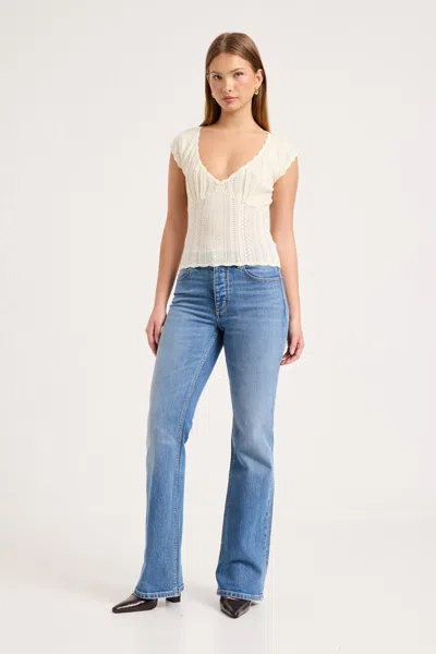 Rolla's Jeans Us Iris Knit Top In Iris Knit Top