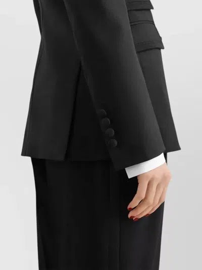 Dolce & Gabbana Double Breasted Tailored Jacket Structured Silhouette In Animal Print