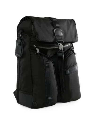 Tumi Buckle-fastening Zip-pocket Backpack In Black