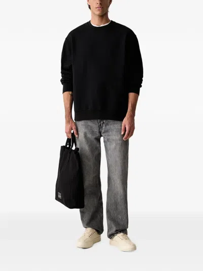 Levi's Logo-embroidered Sweatshirt In Black