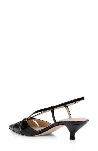 L'agence Adavi Pointed Toe Slingback Pump In Black