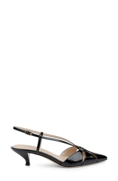 L'agence Adavi Pointed Toe Slingback Pump In Black