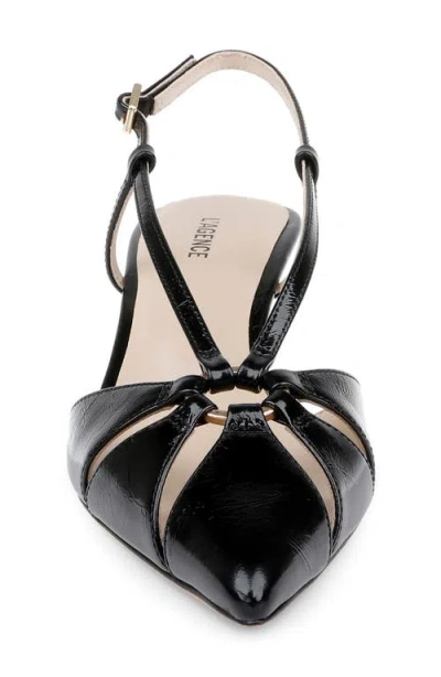 L'agence Adavi Pointed Toe Slingback Pump In Black