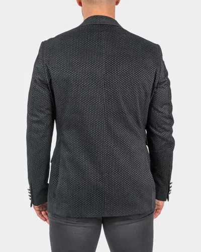 Maceoo One-button Blazer In Black